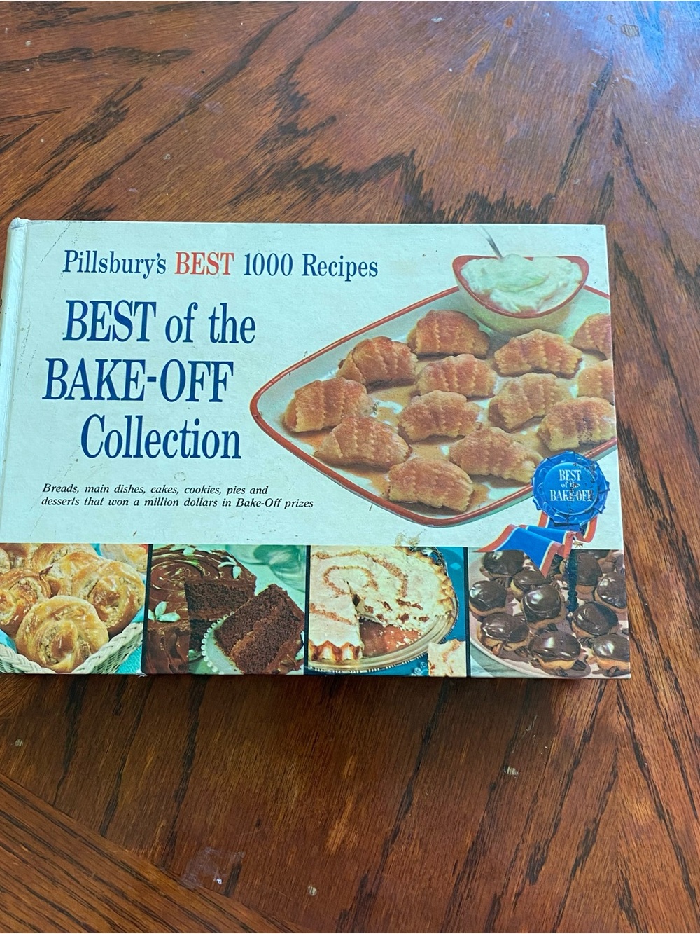 Pillsbury Best of the Bake-Off Collection Cookbook - Cream & Blue